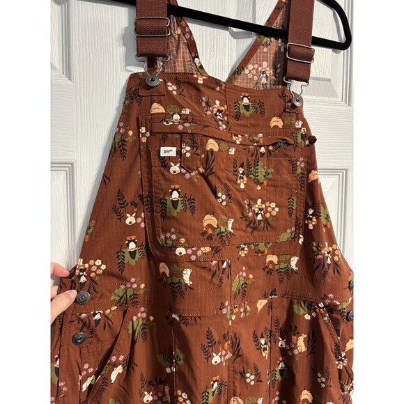 Duluth Trading Co Pants - Duluth Trading Heirloom Gardening Bib Overalls Gnome chickens Large 31” Inseam